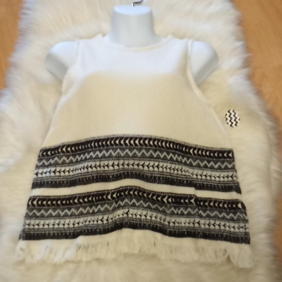 Madewell Aztec Printed Sleeveless Fringed Top - Picture 8 of 13